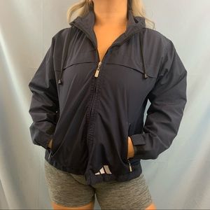 adidas Jackets & Coats - Vintage Adidas Navy Zip Up Windbreaker adidas Jackets & Coats - Vintage Adidas Navy Zip Up Windbreaker